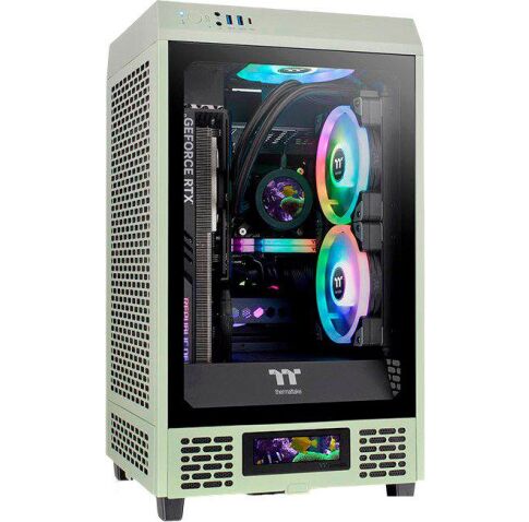 Корпус Thermaltake The Tower 200 Matcha Green CA-1X9-00SEWN-00