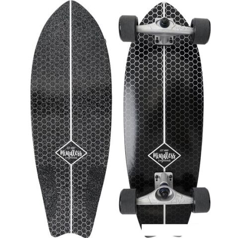 Лонгборд Mindless Surf Skate Fish Tail Black MS1500