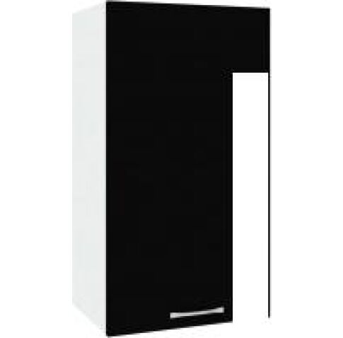 Шкаф навесной Кортекс-мебель Корнелия Лира ВШ40 (черный)
