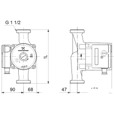 Насос Grundfos UPS 25-100 180