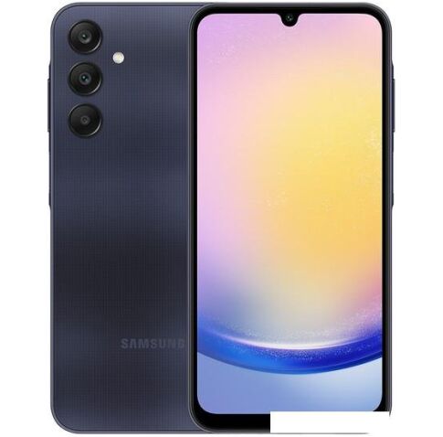 Смартфон Samsung Galaxy A25 6GB/128GB (темно-синий, без Samsung Pay)