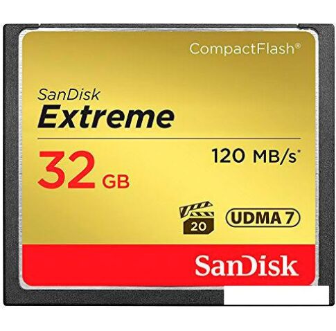 Карта памяти SanDisk Extreme CompactFlash 32GB [SDCFXSB-032G-G46]