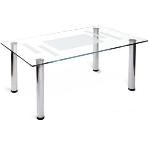Журнальный столик Мебелик Робер 10М (хром)