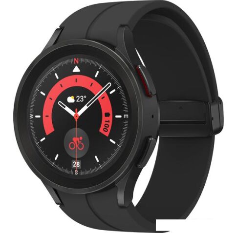 Умные часы Samsung Galaxy Watch 5 Pro 45 мм (черный титан)