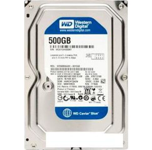 Жесткий диск WD Blue 500GB [WD5000AZLX]