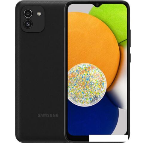 Смартфон Samsung Galaxy A03 SM-A035F/DS 128GB (черный)