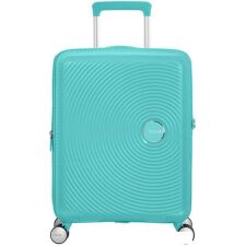 Чемодан-спиннер American Tourister Soundbox Poolside Blue 55 см