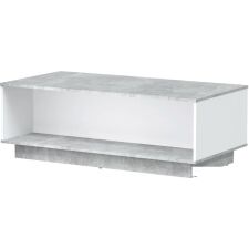 Журнальный столик Интерлиния Quartz QZ-СЖ1 (белый платинум/бетон)
