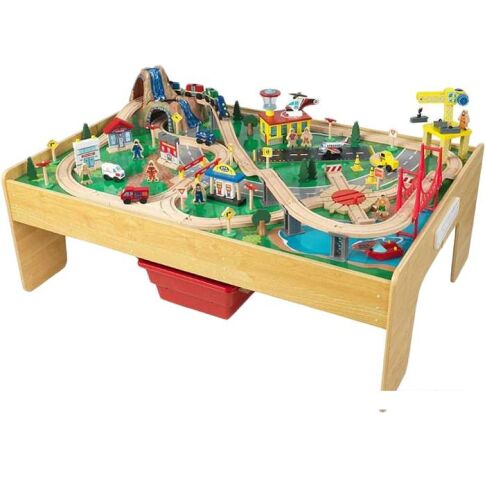 Набор железной дороги KidKraft Adventure Town Railway Train Table 18025