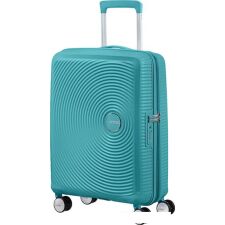 Чемодан-спиннер American Tourister SoundBox Turquoise Tonic 55 см