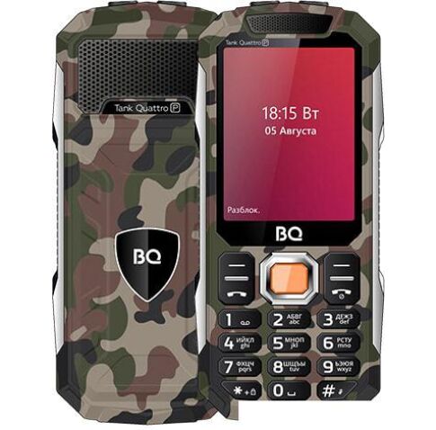 Мобильный телефон BQ-Mobile BQ-2817 Tank Quattro Power (камуфляж)