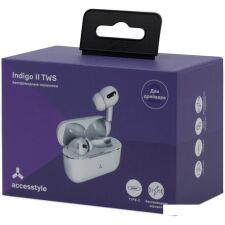 Наушники AccesStyle Indigo II TWS (белый)