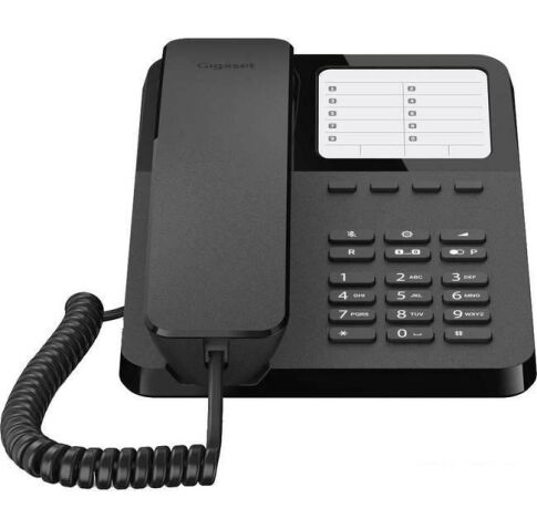 Проводной телефон Gigaset DESK 400 (черный)