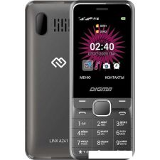 Кнопочный телефон Digma Linx A241 (серый)