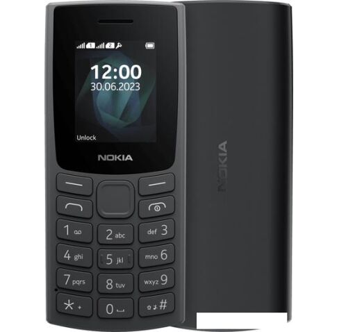 Кнопочный телефон Nokia 105 (2023) Dual SIM TA-1557 (черный)