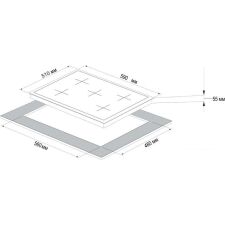 Варочная панель Korting HG 697 CTX