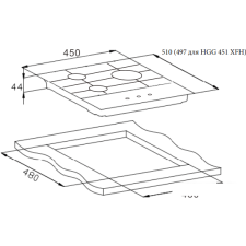 Варочная панель Weissgauff HGG 451 WGH