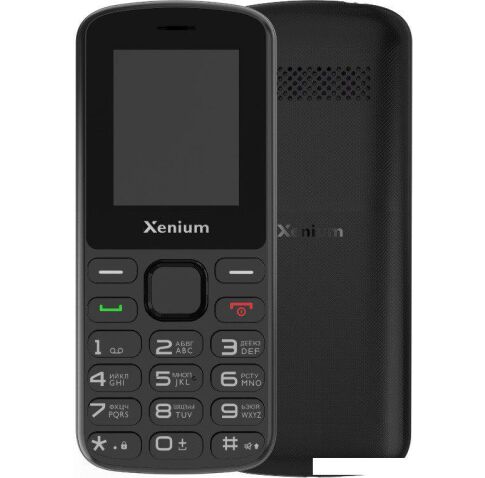 Кнопочный телефон Xenium X170 (черный)