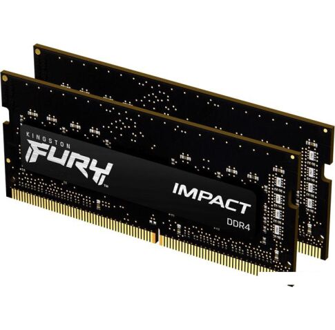 Оперативная память Kingston FURY Impact 2x32GB DDR4 SODIMM PC4-21300 KF426S16IBK2/64