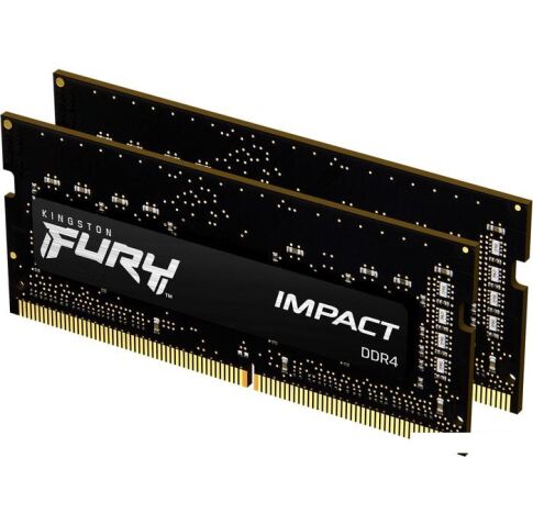 Оперативная память Kingston FURY Impact 2x8GB DDR4 SODIMM PC4-21300 KF426S15IBK2/16