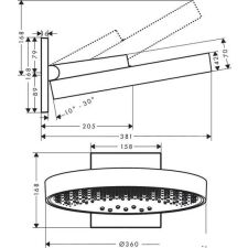 Верхний душ Hansgrohe Rainfinity 360 26234140