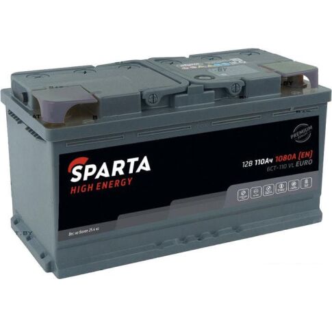 Автомобильный аккумулятор Sparta High Energy 6CT-110 (110 А·ч)