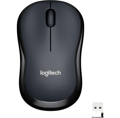 Мышь Logitech M220 Silent 910-004895 (темно-серый)