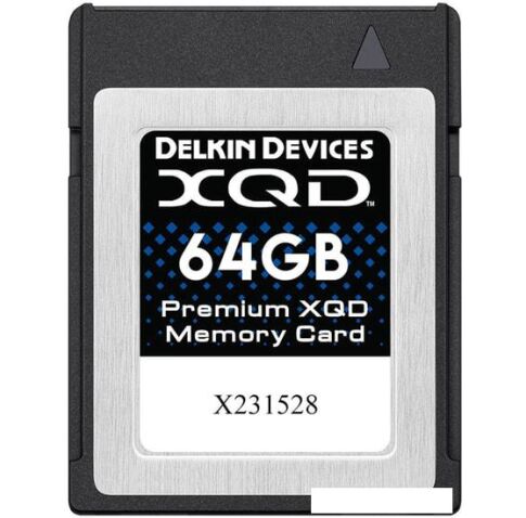 Карта памяти Delkin Devices Premium XQD 64GB