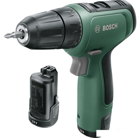 Дрель-шуруповерт Bosch EasyDrill 1200 06039D3002 (с 2-мя АКБ, кейс)