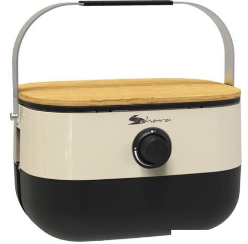 Портативный газовый гриль Sahara Mini BBQ (кремовый)