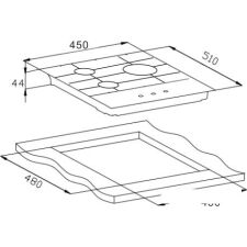 Варочная панель Weissgauff HGG 451 WFH