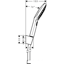 Душевой гарнитур Hansgrohe Raindance Select E 120 [26720000]