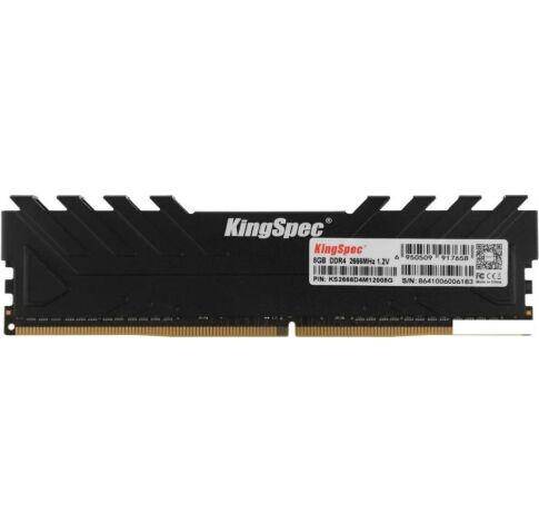 Оперативная память KingSpec Storm 8ГБ DDR4 2666 МГц KS2666D4M12008G