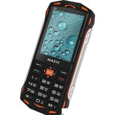 Кнопочный телефон Maxvi R3 (оранжевый)