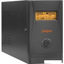 Источник бесперебойного питания ExeGate Power Smart ULB-600.LCD.AVR.C13.RJ.USB