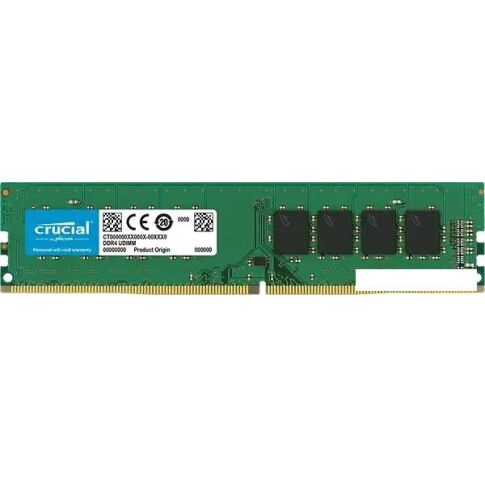 Оперативная память Crucial 8ГБ DDR4 3200 МГц CT8G4DFS832AT