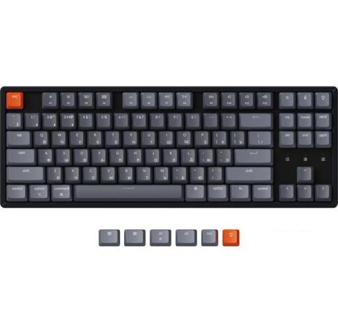 Клавиатура Keychron K8 RGB K8-J1-RU (Gateron G Pro Red)