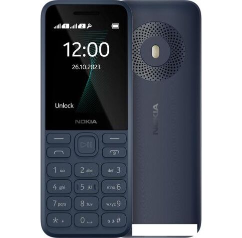 Кнопочный телефон Nokia 130 (2023) Dual SIM ТА-1576 (темно-синий)