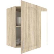 Шкаф навесной Кортекс-мебель Корнелия Ретро ВШУ угловой (дуб сонома)