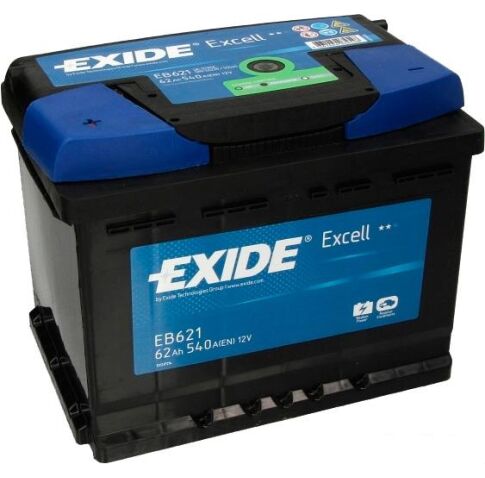 Автомобильный аккумулятор Exide Excell EB621 (62 А/ч)