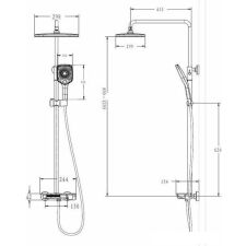 Душевая система  Esko ST30105