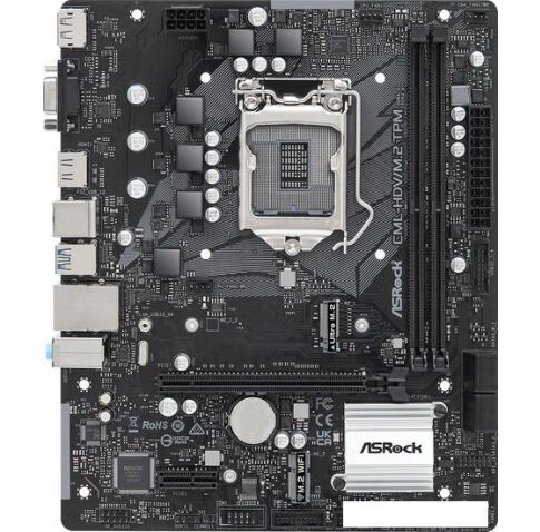 Материнская плата ASRock CML-HDV/M.2 TPM R2.0