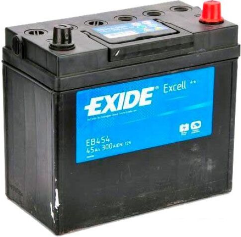 Автомобильный аккумулятор Exide Excell EB454 (45 А/ч)