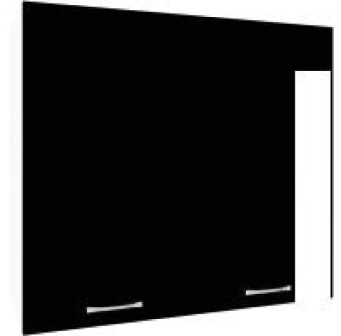 Шкаф навесной Кортекс-мебель Корнелия Лира ВШ80 (черный)