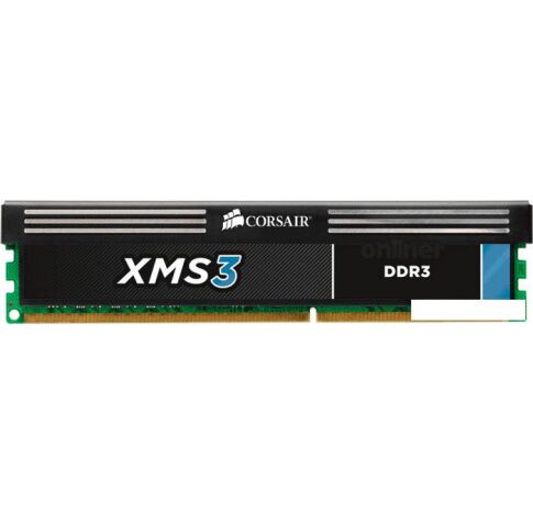 Оперативная память Corsair XMS3 2x4GB DDR3 PC3-12800 KIT (CMX8GX3M2A1600C9)