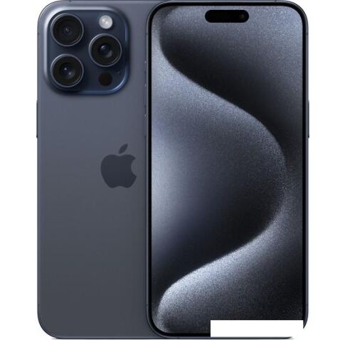 Смартфон Apple iPhone 15 Pro Max 1TB (синий титан)