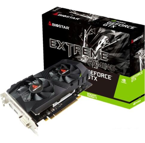 Видеокарта BIOSTAR GeForce GTX 1050 Ti 4GB GDDR5 VN1055TF41