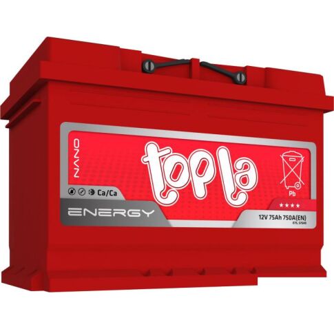 Автомобильный аккумулятор Topla Energy L+ 108375 (75 А/ч)