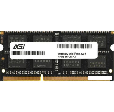 Оперативная память AGI SD128 4ГБ DDR3 SODIMM 1600 МГц AGI160004SD128