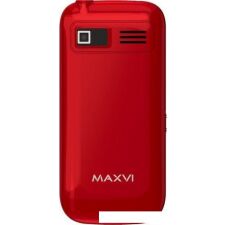 Кнопочный телефон Maxvi B6ds up (красный)